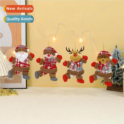 New Christmas dancing dolls hanging Christmas small cloth de