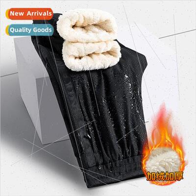 Padded cotton pants fall winter men nd youth outside wearing