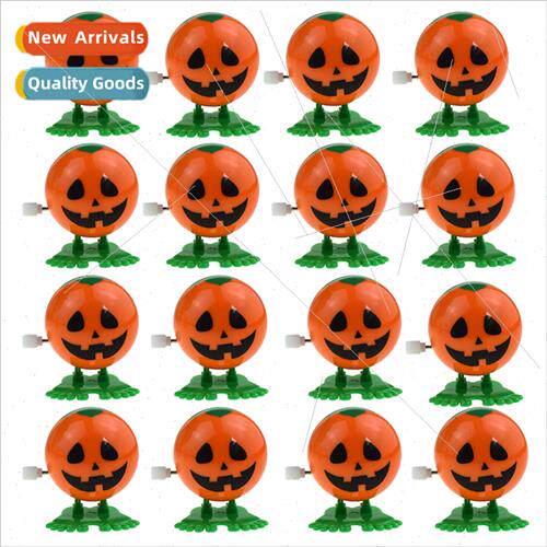 Wind-up Clockwork Jumping Pumpkin Ball Halloween Clockwork E