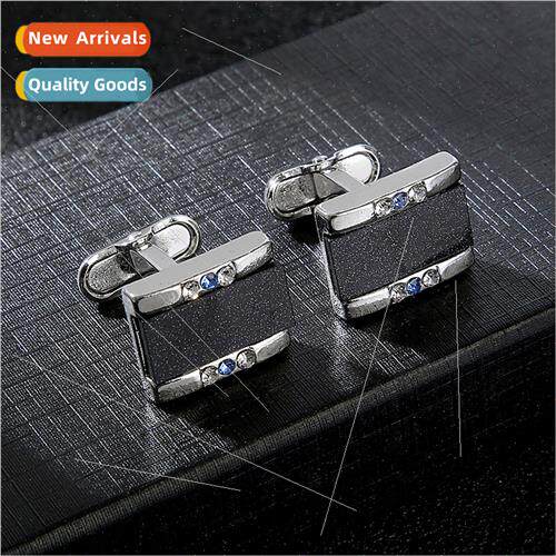 New Square Onyx Crystal Cufflinks Fashion French Men Shirt c