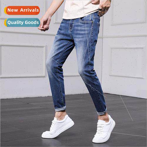 Jeans men pants men 2022 Spring Autumn Korea  nd broken hole