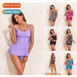 Spl Skirt Swimsu 2023 Beach Europe Conservative Vacation New