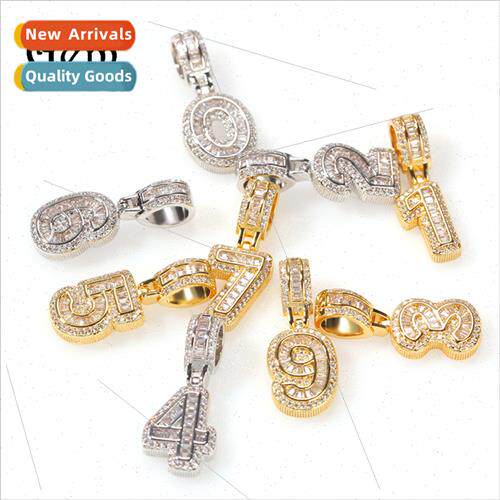 New Ice Candy Digal Hip Hop Set Zirconia Pendant Necklace Al