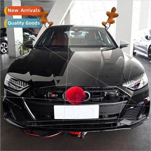 Christmas car decorations car antlers large cotton antlers v