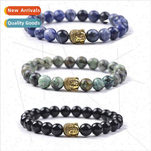 New Tiger Eye Bracelet Onyx Volcanic Whe Pine Blue Stripe St