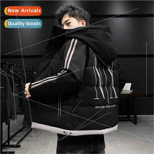Casual youth work paragraph down jacket men winter bread clo