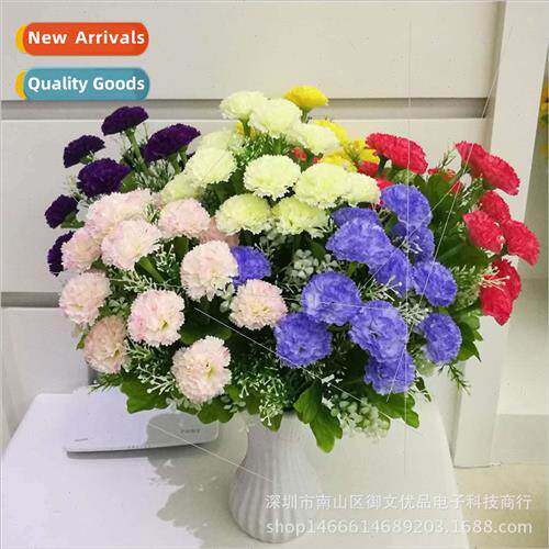 mulation Flower Bouquet 14 Heads Green English lac Wedding W