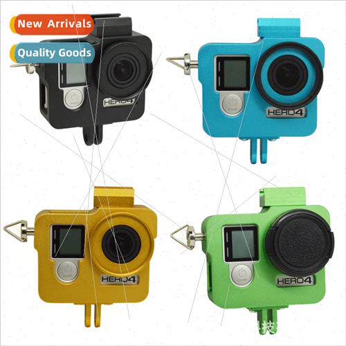 适用gopro4 Hero4 Cage CNC Protective Frame gopro metal case