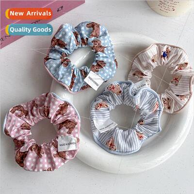 Korea crushed large intestine hair ring cloth ring hair acce