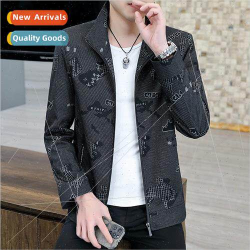2023 casual versatile spring fall jacket men nd spring lapel