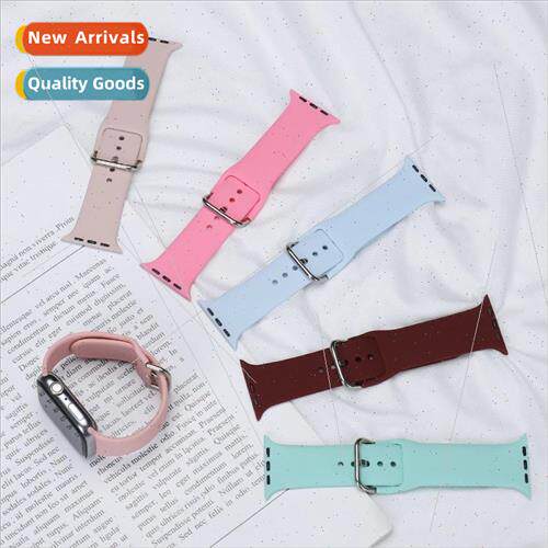 适用apple buckle silicone watch bapple watch8/7/SE/6/5/4/32