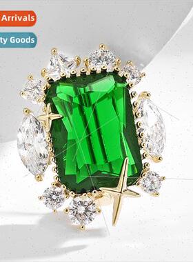 High-grade luxury fashion exquise versatile square brooch fe