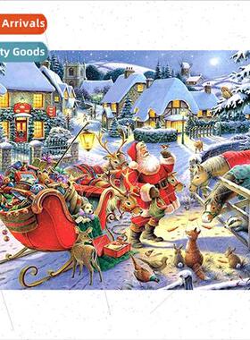 New hand-applied full diamond living room landscape decorati