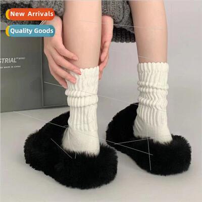 2023 new fall and winter Japanese mid-calf socks fashion sta