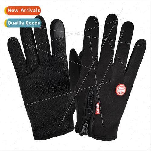 Riding warm sports gloves mens fall and winter touch screen