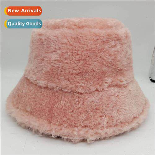 Autumn winter  cute warm fisherman hat Japan lamb wool hat v