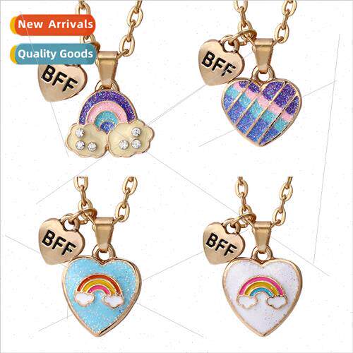 New letters BFF good friend love necklace women simple fashi