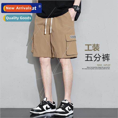 official flagship  five work shorts boys summer tide ins stu