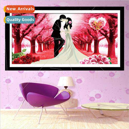Lan diamond painting new happy agreement bedroom bedside dec