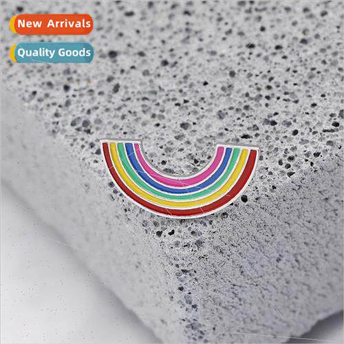 brooch cartoon creative fun colorful rainbow su shirt brooch