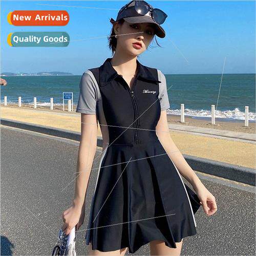 2024 new spl sports professional swimsu female skirt flat co