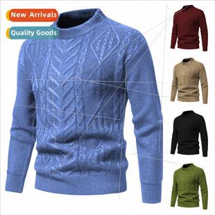 sweater coat solid winter colo retro new American Autumn men