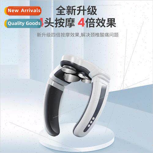 Portable Massage Shawl Neck 4 Heads Hot Compress Low Frequen