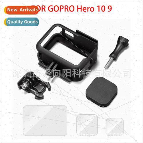 Gopro10 9 licone Protective Case Tempered Film Screen Sticke