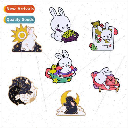 Daily cartoon cute animal bunny sleep reading bath flower br