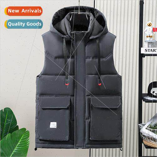 down cotton vest men winter new thickened sleeveless shoulde