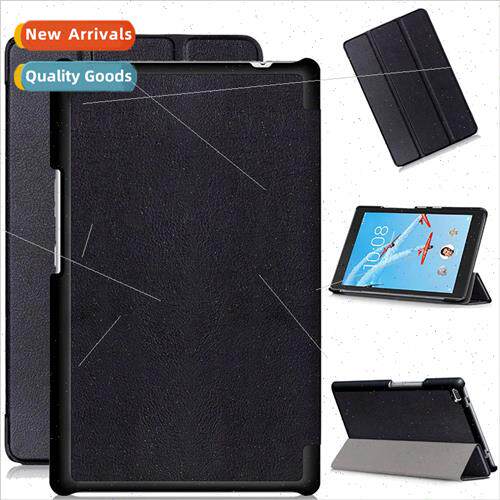 适用Lenovo Tab4 8.0 Leather Case TB-8504F Tablet Case Caster