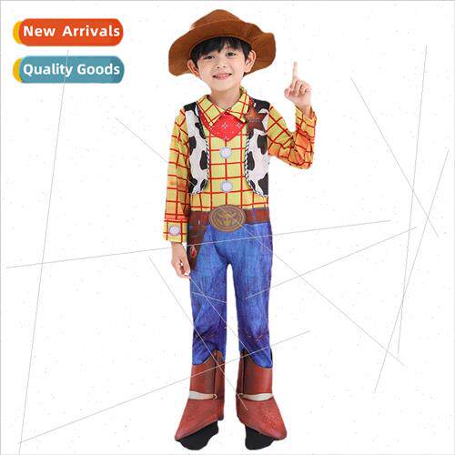 New Toy Story Cowboy Hoodie Kids Anime Character Role Play H