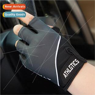 finger women open sports fness half gloves cycling men New