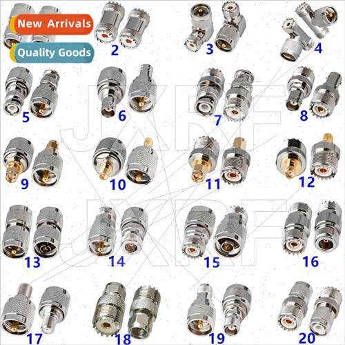 RF Connector RF Coaxial RF Adapter UHF to UHF BNC SMA N F TN
