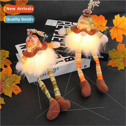 Harvest Festival Long Legs Faceless Doll Fall Glow Maple Lea