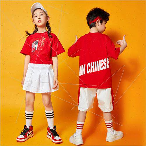 June 1 childrens cheerleading permance clothes hip-hop set d