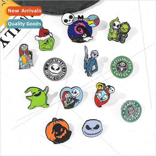 Europe Uned States brooches skull horror Halloween brooch hi