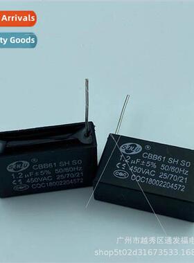 Starting Capacor CBB61 Fan Starting Capacor 450V1.2UF Pin Mo