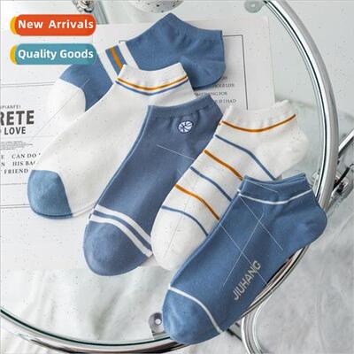 Socks mens short socks spring and summer  of sweat-absorbing