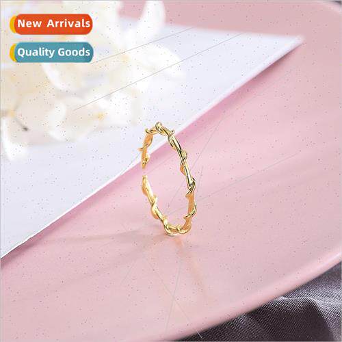 s925 silver Korea twist ring women ring ring
