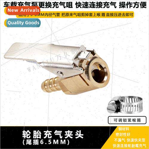 Inflatable Pump Replacement Chuck Car Motorcycle Bicycle Fas