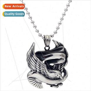 hop punk rider eagle fashion hip necklace biker Ins Europe