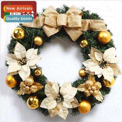 New 60cm Christmas wreath 70cm Christmas wreath  hotel foyer