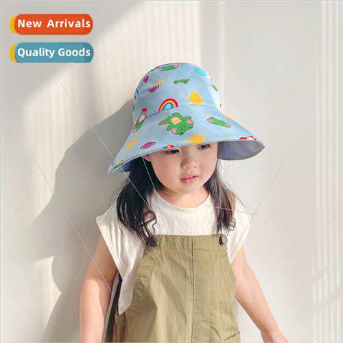 Spring summer  children sunscreen hollow top hat cute baby s