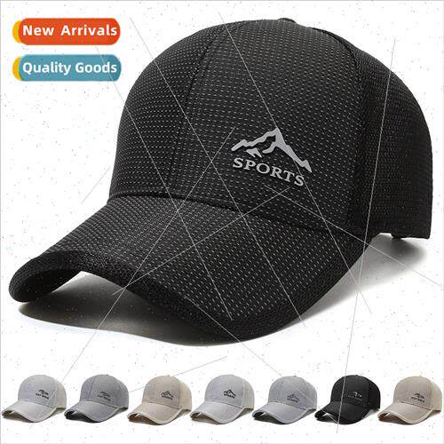 Spring summer new breathable mesh cap men mountain peak base