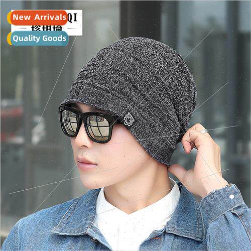 winter chenille wool cap men outdoor skiing cap casual fashi