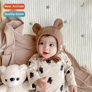 fall winter cute Ins ear hat super protecti baby