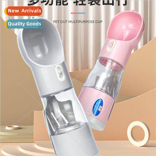 new pet water cup portable carry cup dog water food cup out