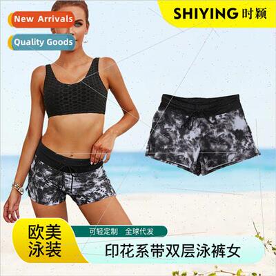 Europe summer plus size swim trunks  women plus size boxer s