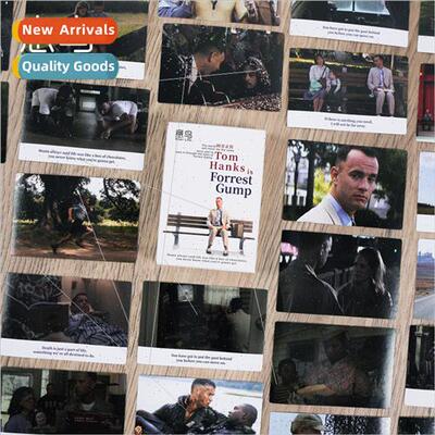 Forrest Gump boxed stickers ins aesthetic handbook DIY decor